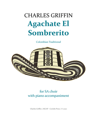 Agachate El Sombrerito - SA & Piano (Colombian Traditional)