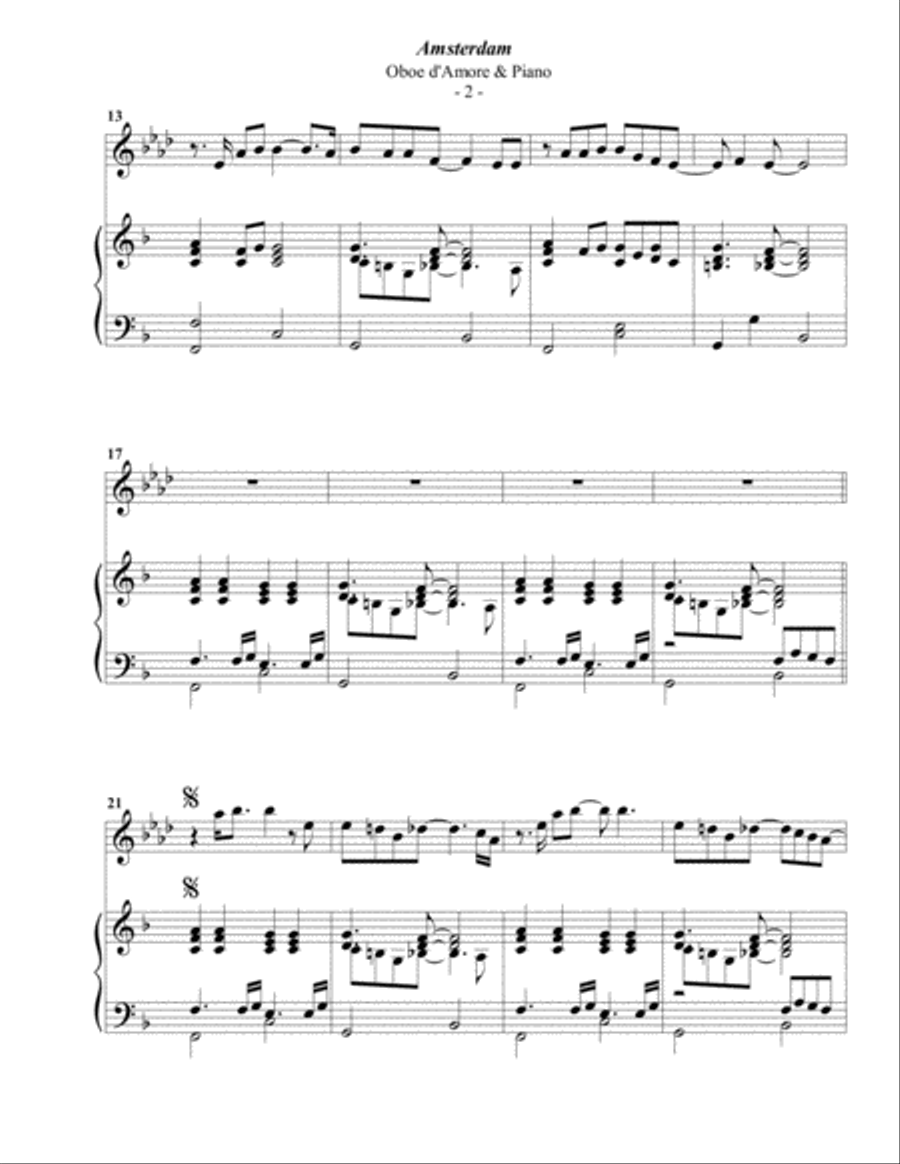 Amsterdam Oboe scores gallery preview page 2