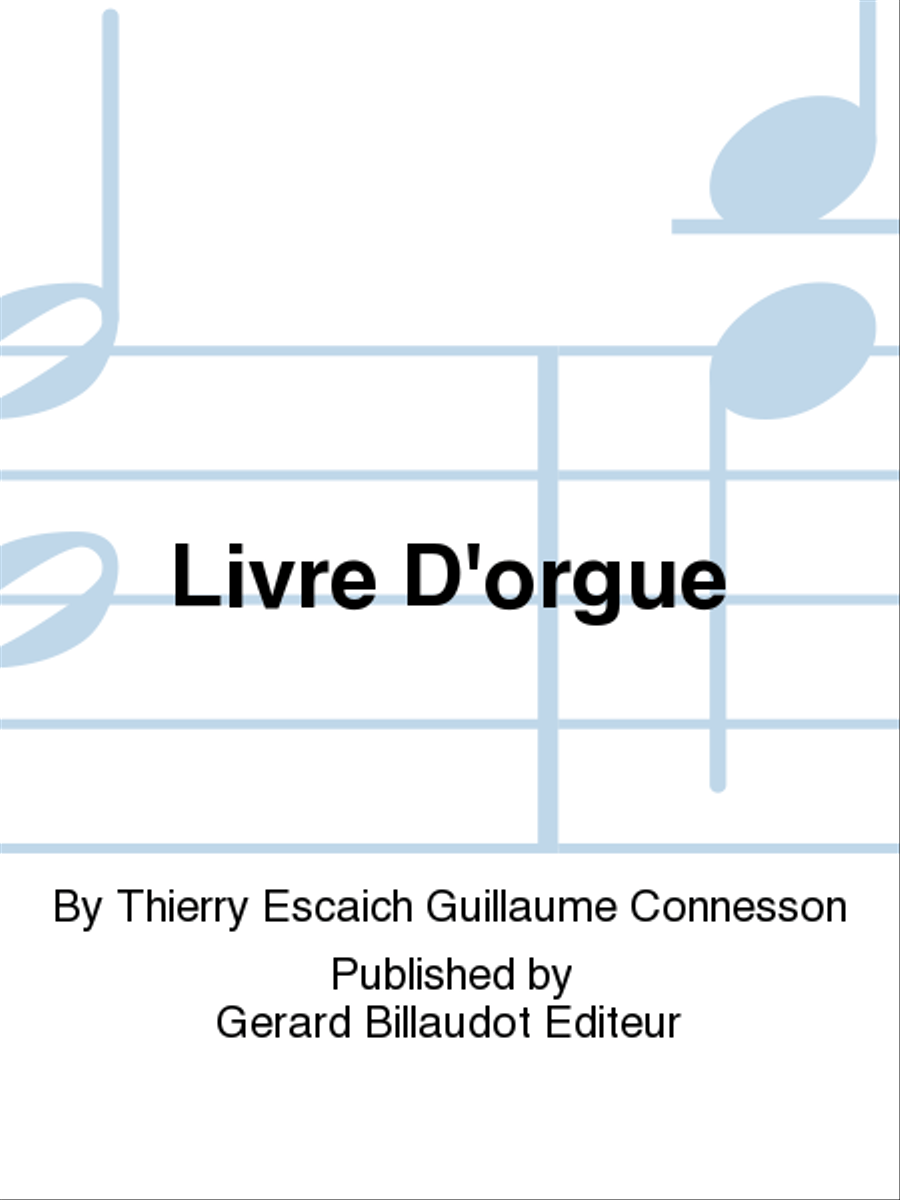 Livre D'Orgue Chamber Music scores gallery preview page 1