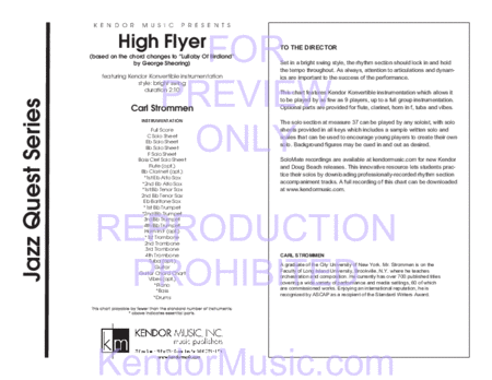 High Flyer (based on the chord changes to 'Lullaby Of Birdland' by George Shearing) image number null