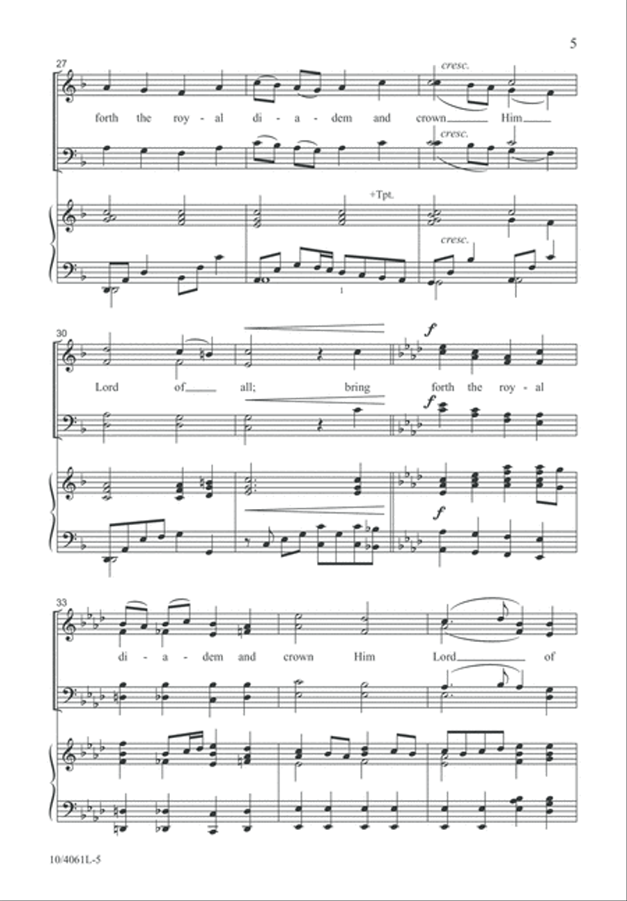 Resurrection Power 4-Part scores gallery preview page 5