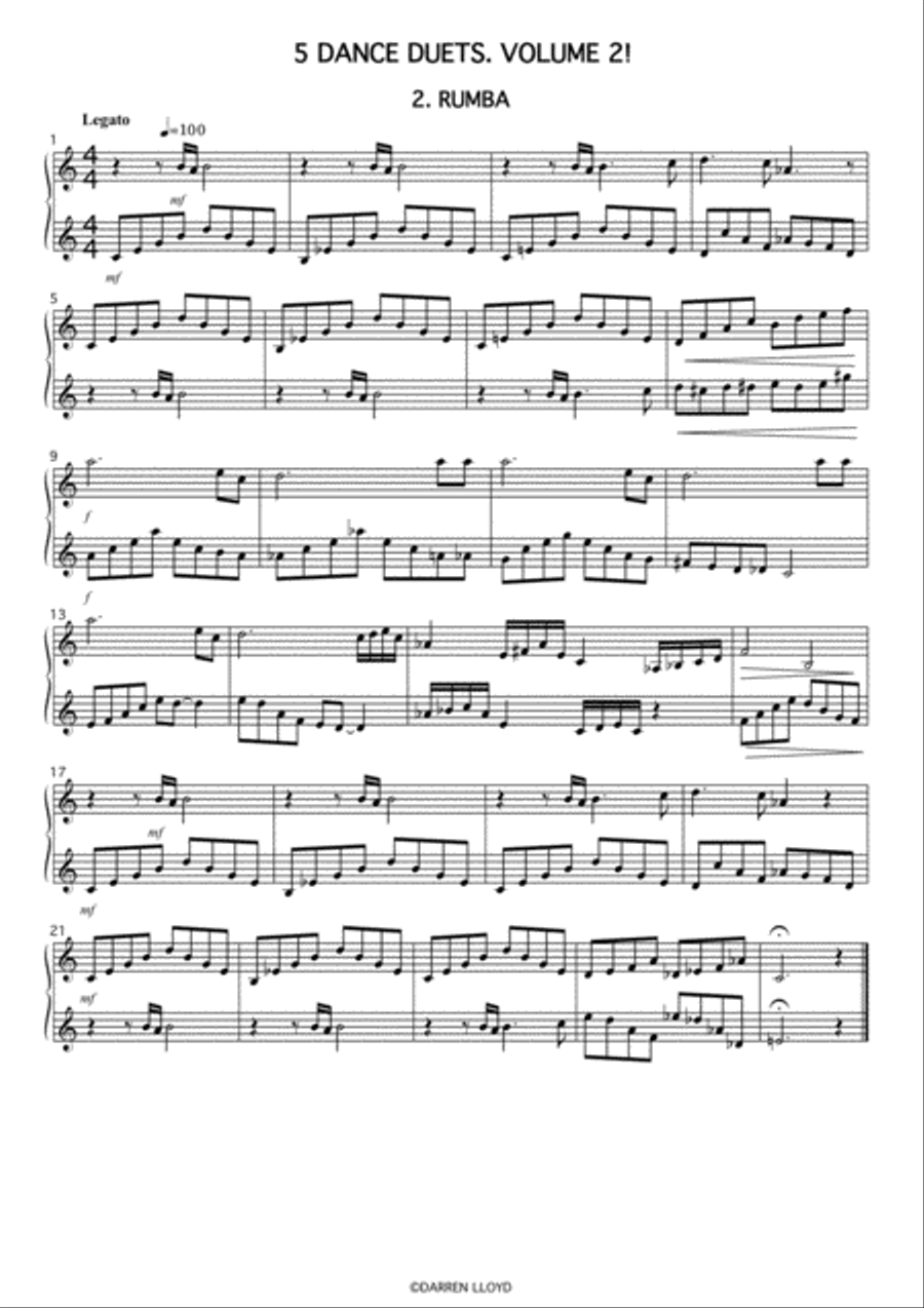 Clarinet Duets Clarinet Duet scores gallery preview page 5
