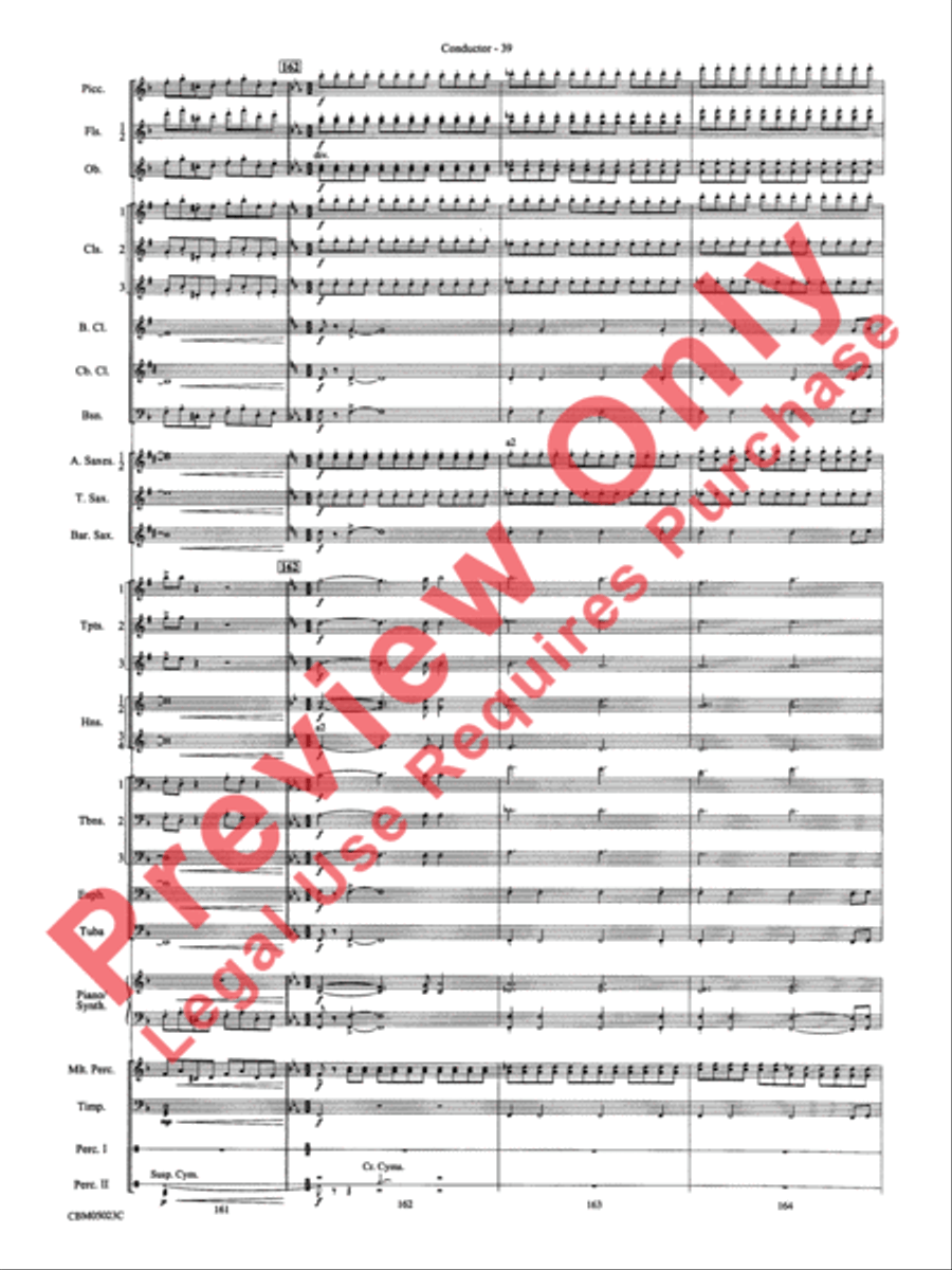Symphonic Suite from Star Wars: Episode III Revenge of the Sith Concert Band scores gallery preview page 42