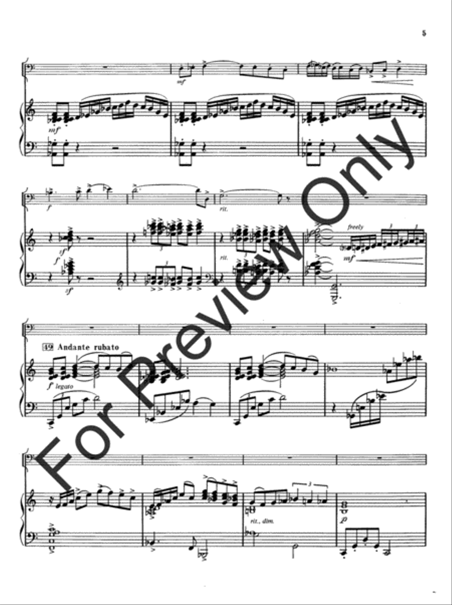 Ballad and Presto Dance Ballad and Presto Dance Tuba scores gallery preview page 7