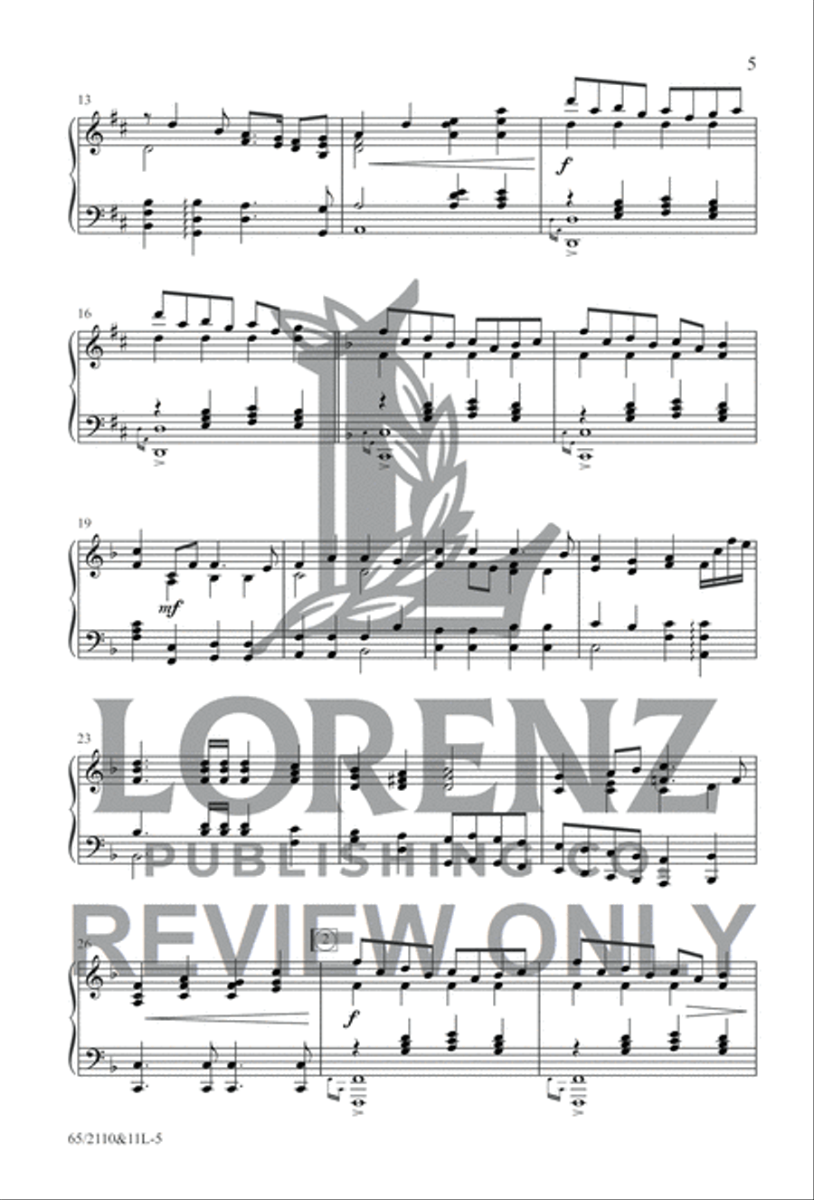 The Road to Bethlehem 4-Part scores gallery preview page 6