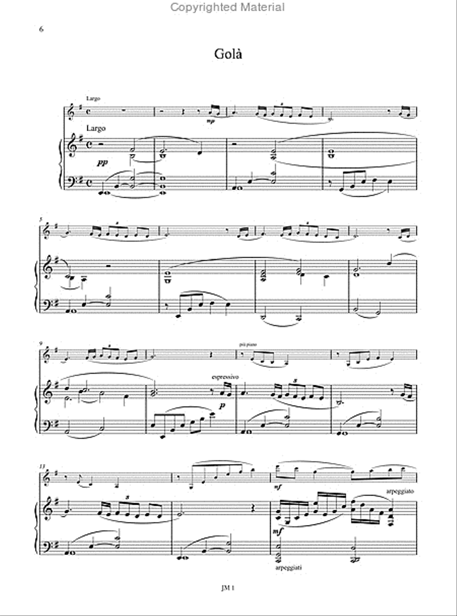 12 Jewish Songs for Violin and Piano (2006) Violin Solo scores gallery preview page 3