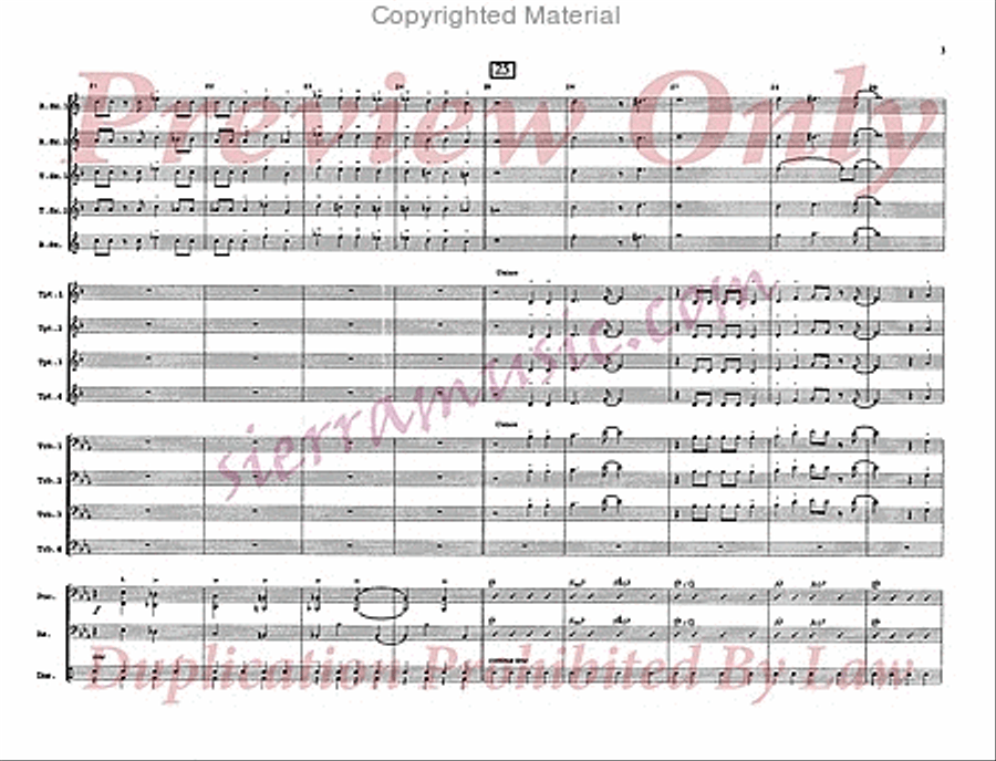 Ol' Man River Big Band scores gallery preview page 4