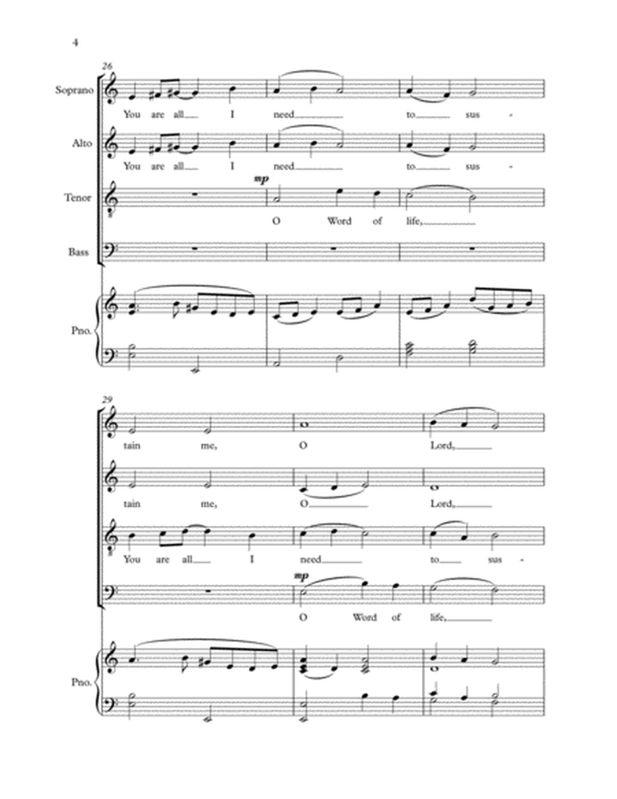 Choral - "Unto the Lord" SATB with piano image number null
