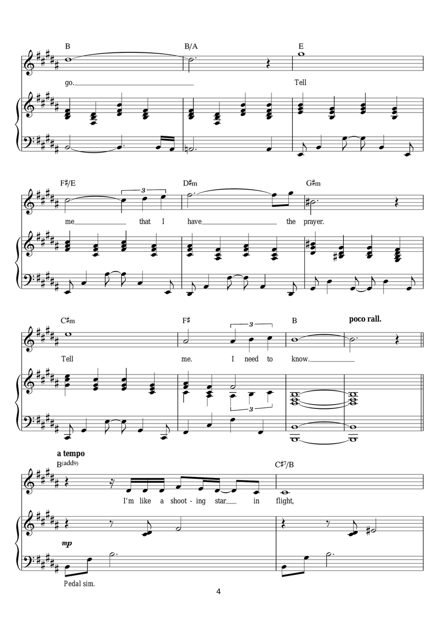 Tell Me Tell Me Piano, Vocal scores gallery preview page 4