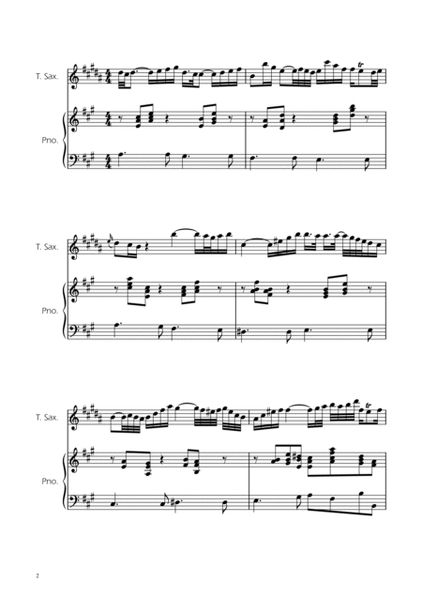 Arioso BWV 156 - Tenor Sax Solo w/ Piano image number null
