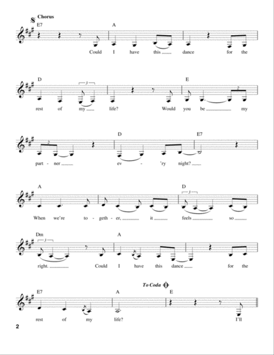 Could I Have This Dance Voice scores gallery preview page 2