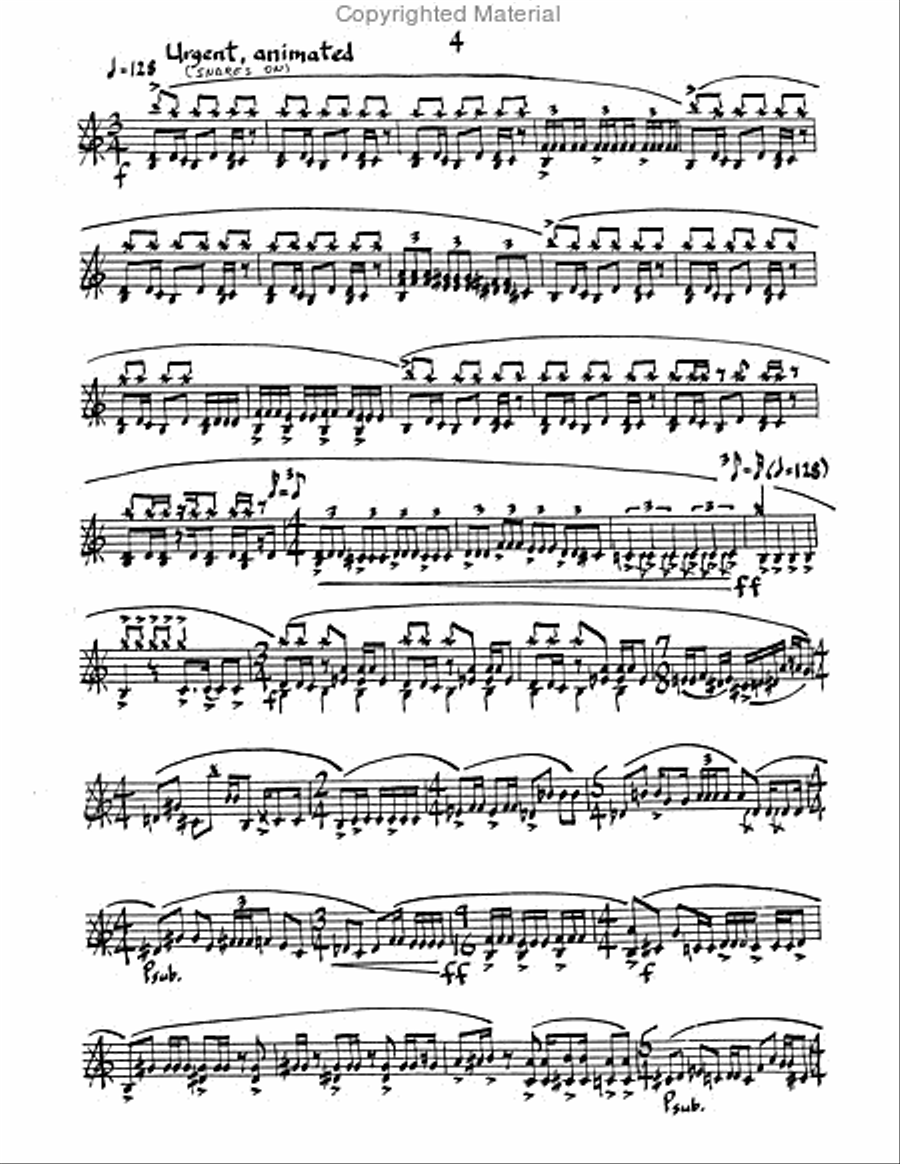 Cold Pressed Percussion Ensemble scores gallery preview page 6