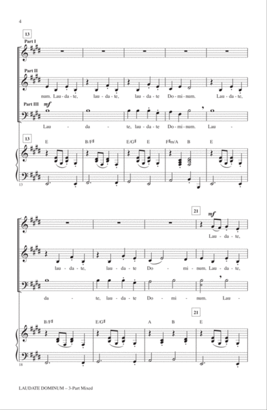 Laudate Dominum 3-Part scores gallery preview page 2