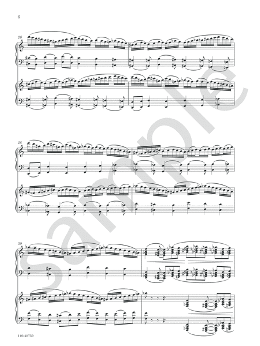 Three Lullabies Chamber Music scores gallery preview page 6