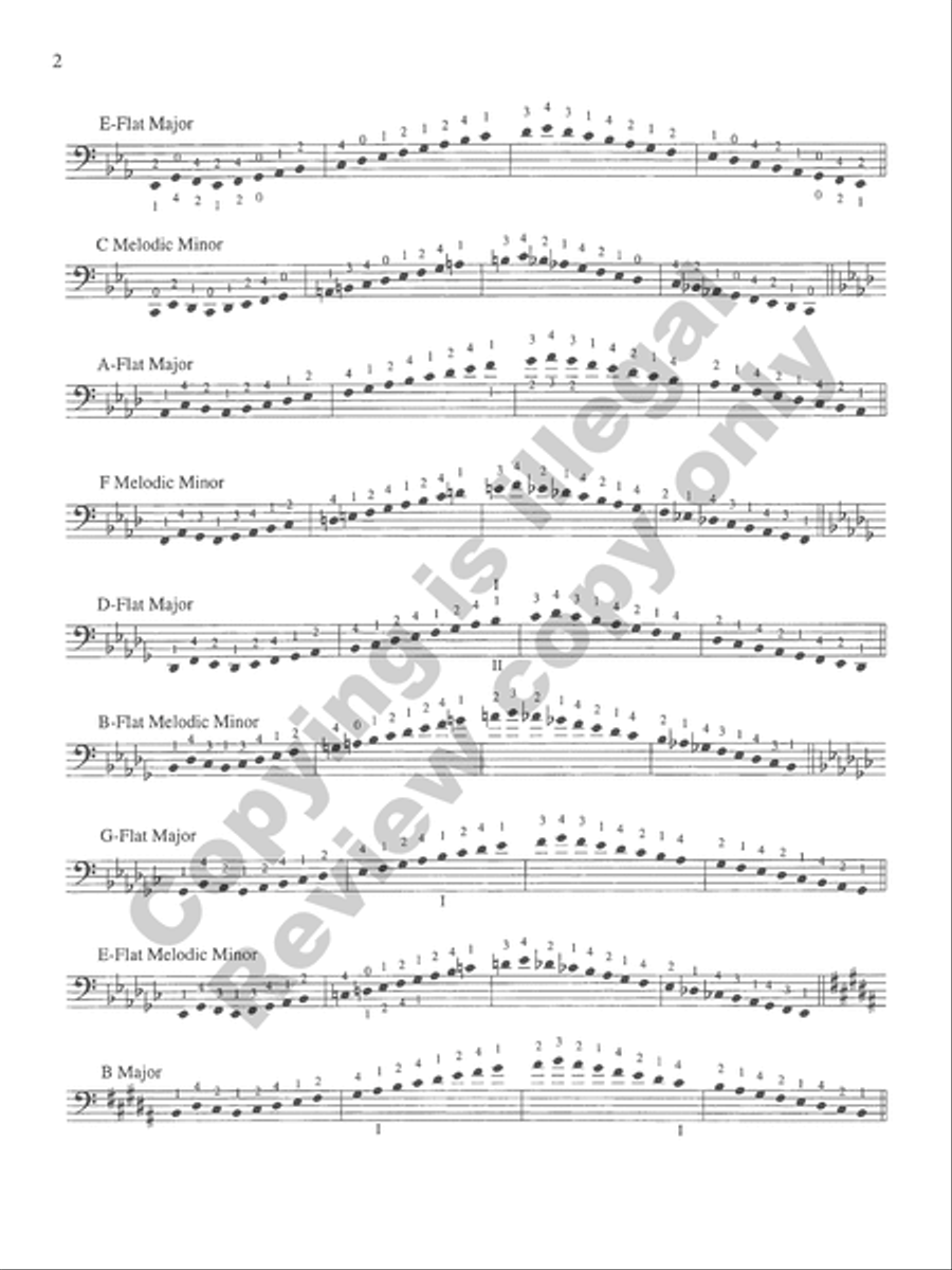 The Galamian Scale System for Violoncello (Volume 1)