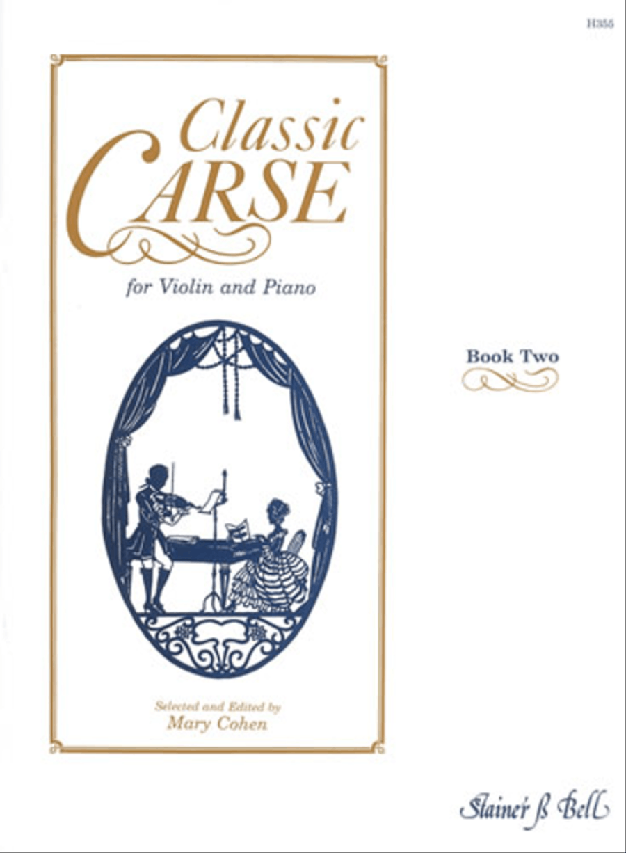 Carse: Adam: Classic Carse. Book 2 for Violin and Piano Violin Solo scores gallery preview page 1