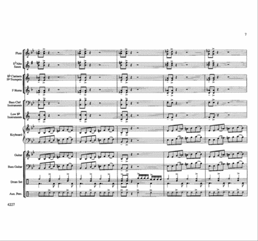 First Things First Concert Band scores gallery preview page 8