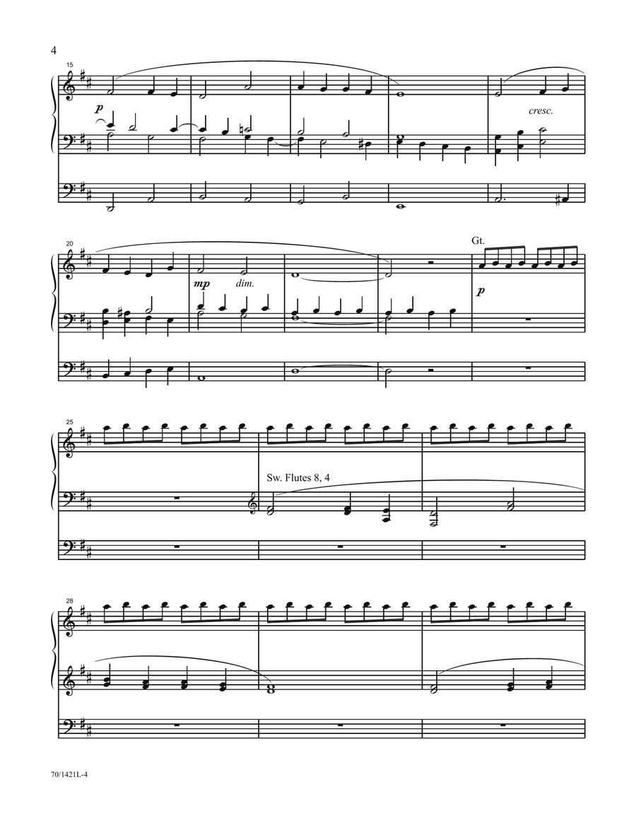 In Memoriam (Digital Download) Funeral scores gallery preview page 2