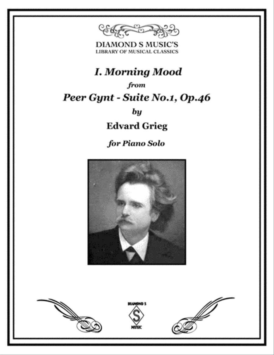 Morning Mood from Peer Gynt Suite No.1, Op. 46 - Edvard Grieg - Piano Solo Piano Solo scores gallery preview page 2