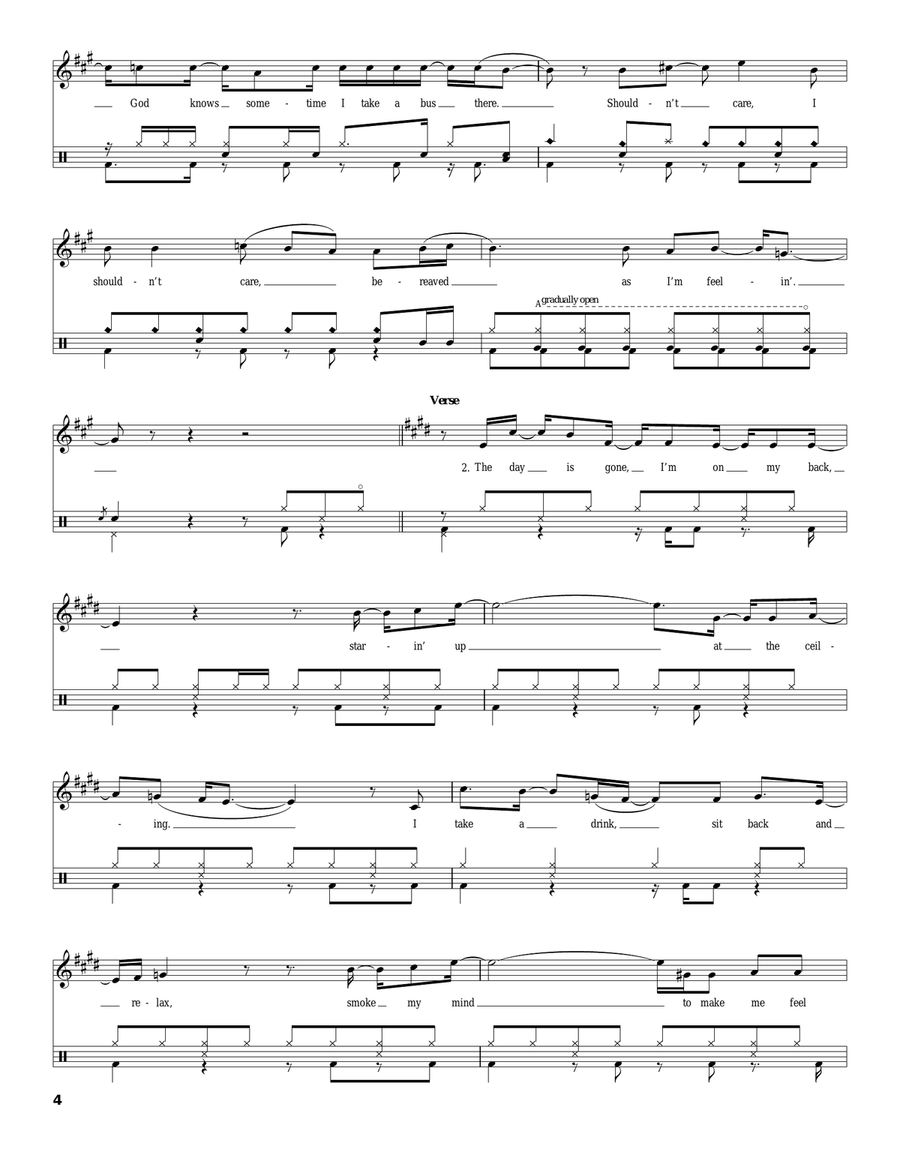 Jimi Thing Jimi Thing Drum Set scores gallery preview page 4