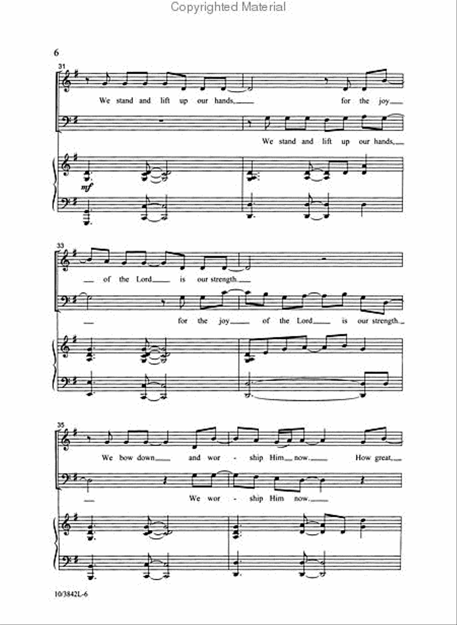 Holy Is the Lord 3-Part scores gallery preview page 3