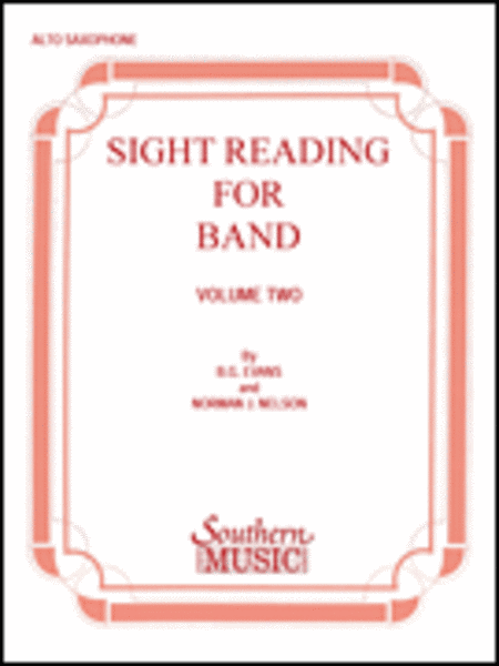 Sight Reading for Band, Vol. 2