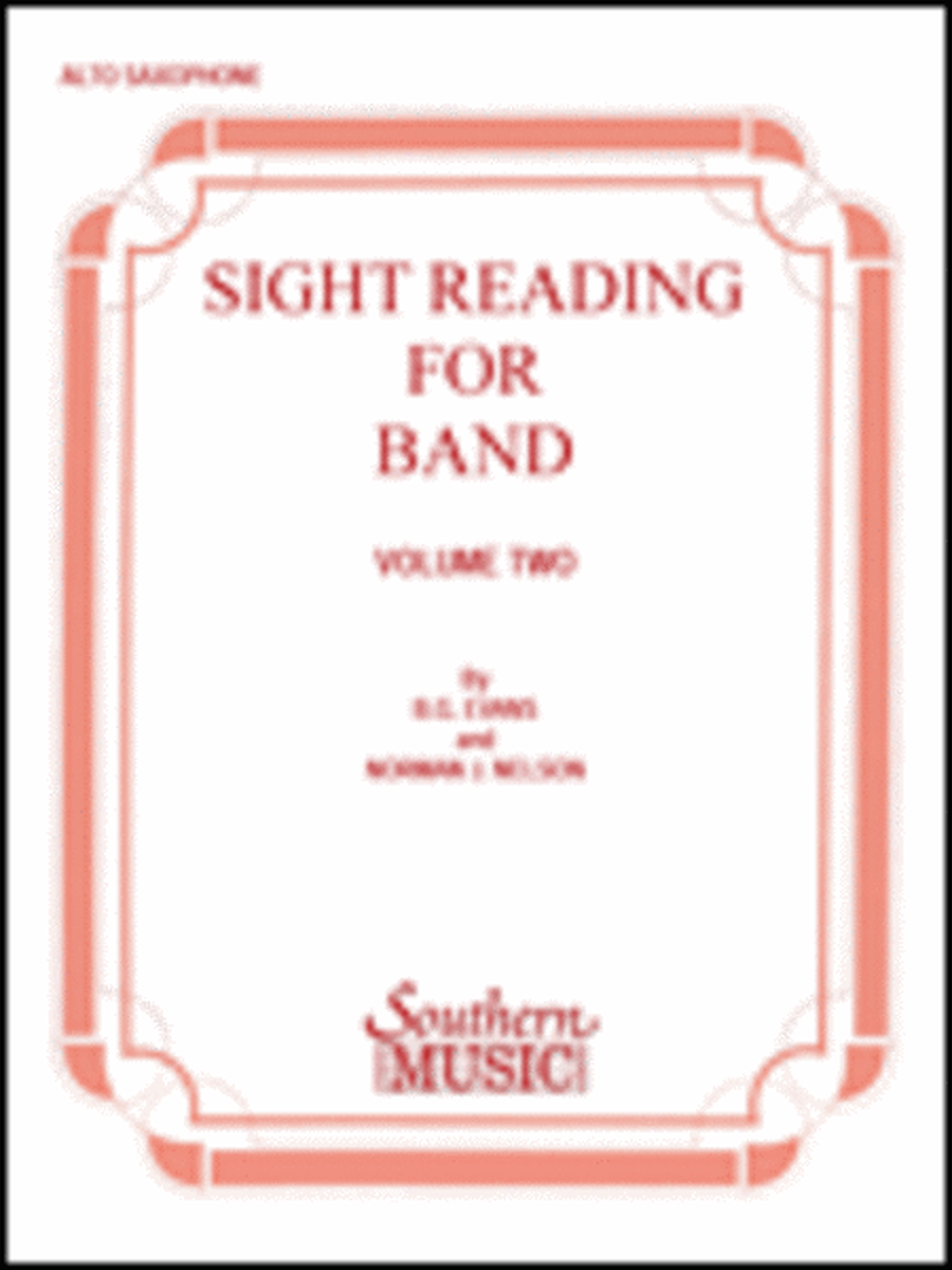 Sight Reading for Band, Book 2