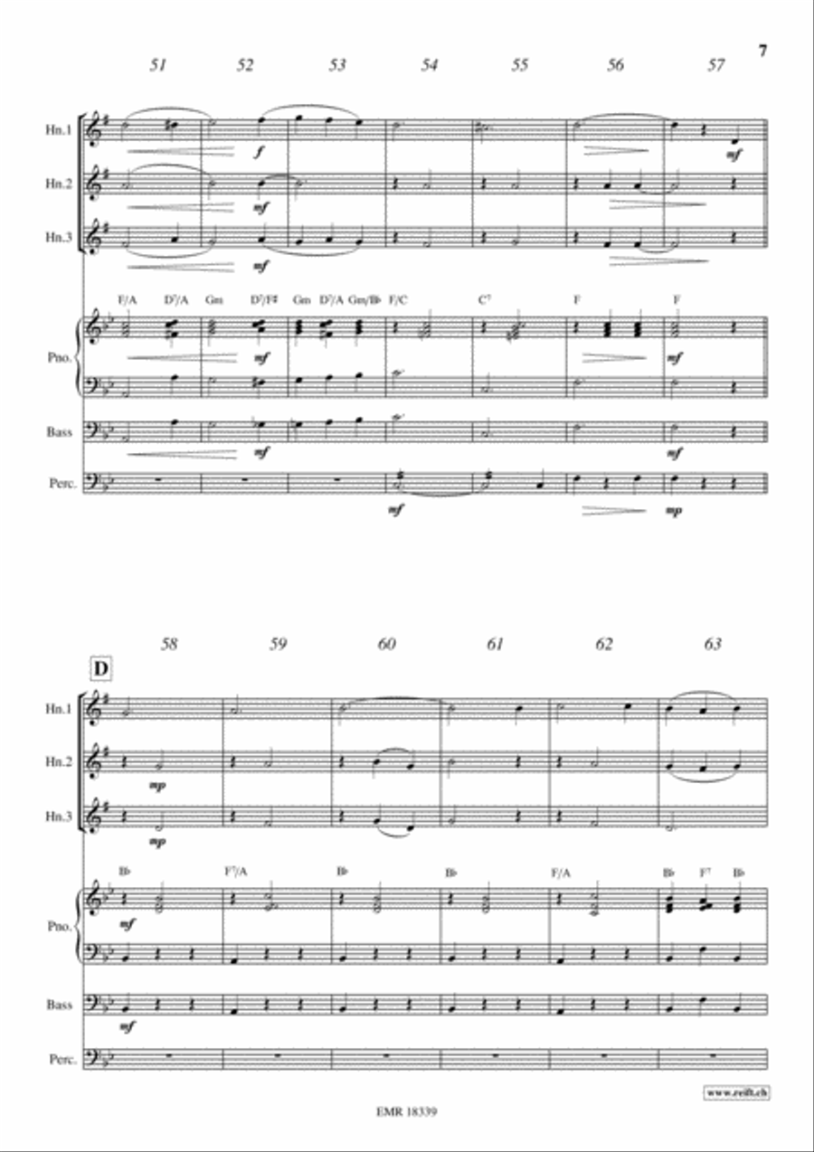 Plaisir d'Amour Plaisir d'Amour Horn scores gallery preview page 7
