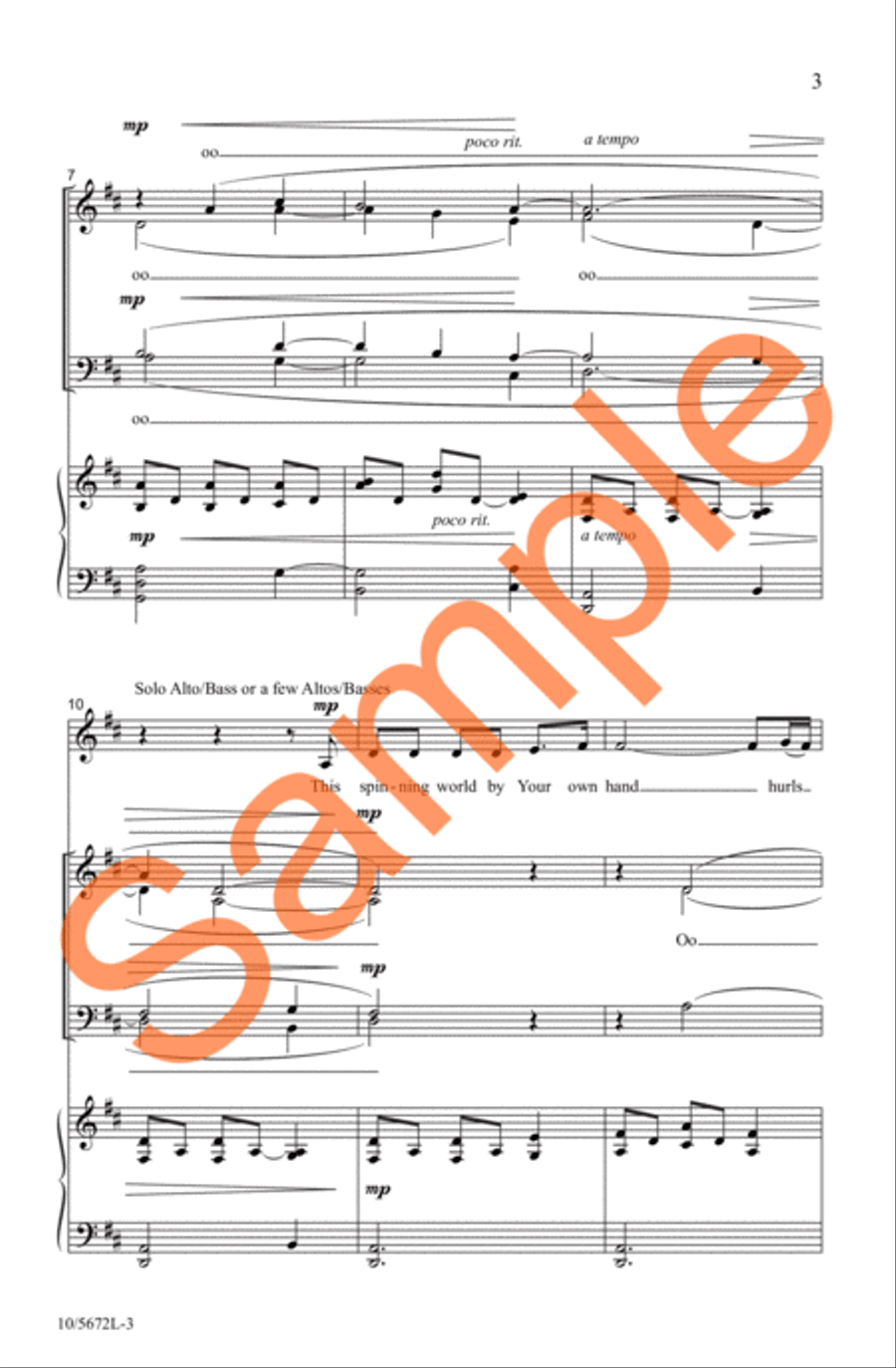 All of Our Tomorrows 4-Part scores gallery preview page 4