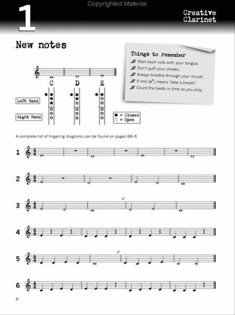 Creative Clarinet + CD Creative Clarinet + CD Clarinet scores gallery preview page 2