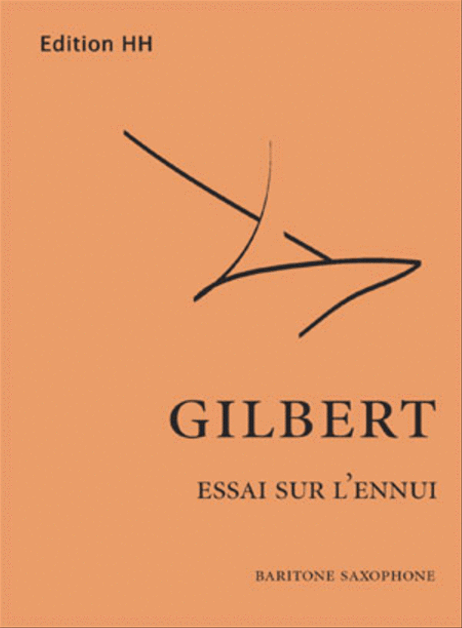 Essai sur l'ennui Baritone Saxophone scores gallery preview page 1