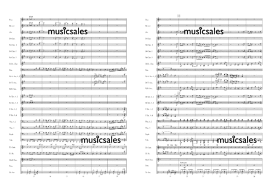 Abba Magic! Concert Band scores gallery preview page 3