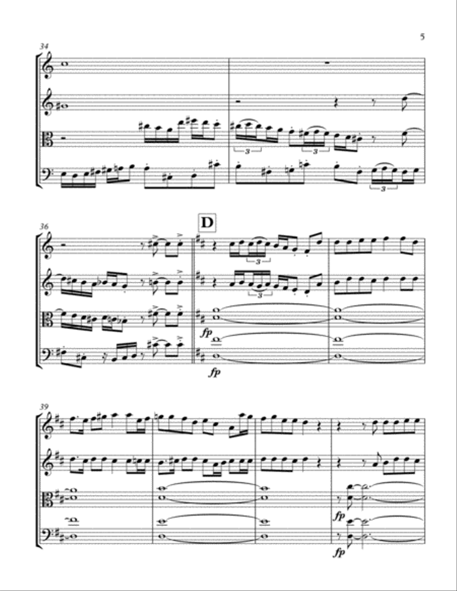 May String Quartet scores gallery preview page 6