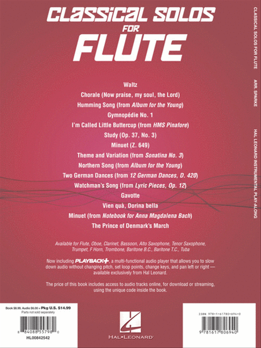 Classical Solos for Flute Flute Solo scores gallery preview page 7