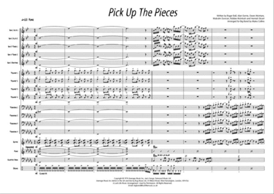 Pick Up The Pieces Pick Up The Pieces Big Band scores gallery preview page 2