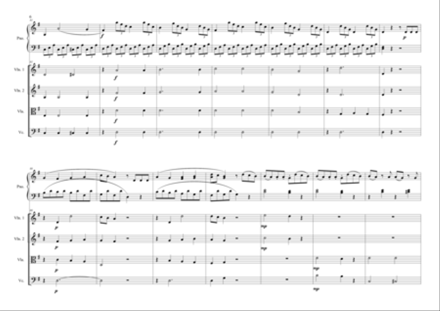 L.V.Beethoven Piano Sonatine -PianoConcerto Piano Quintet scores gallery preview page 6
