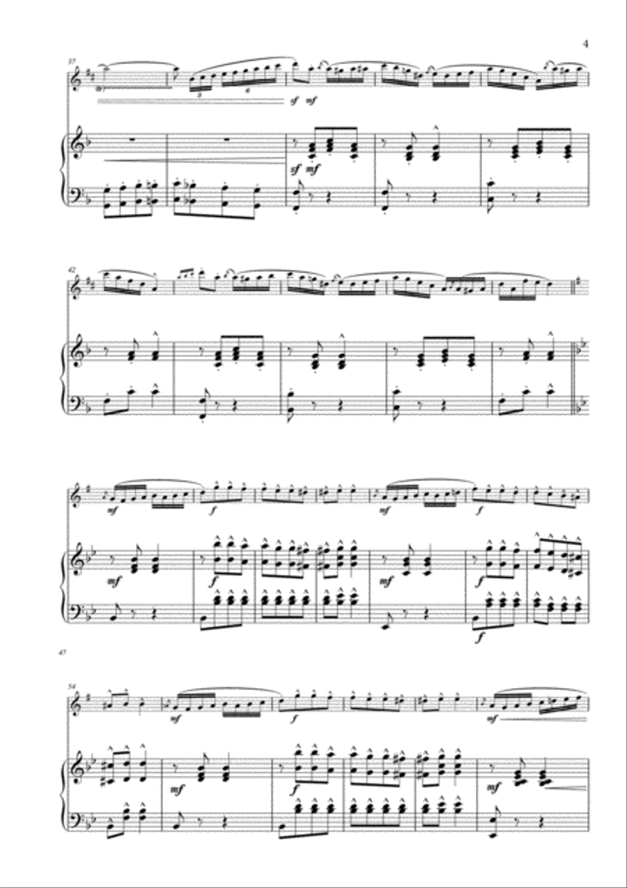 Christmas Polka arranged for Alto Saxophone & Piano Alto Saxophone scores gallery preview page 5
