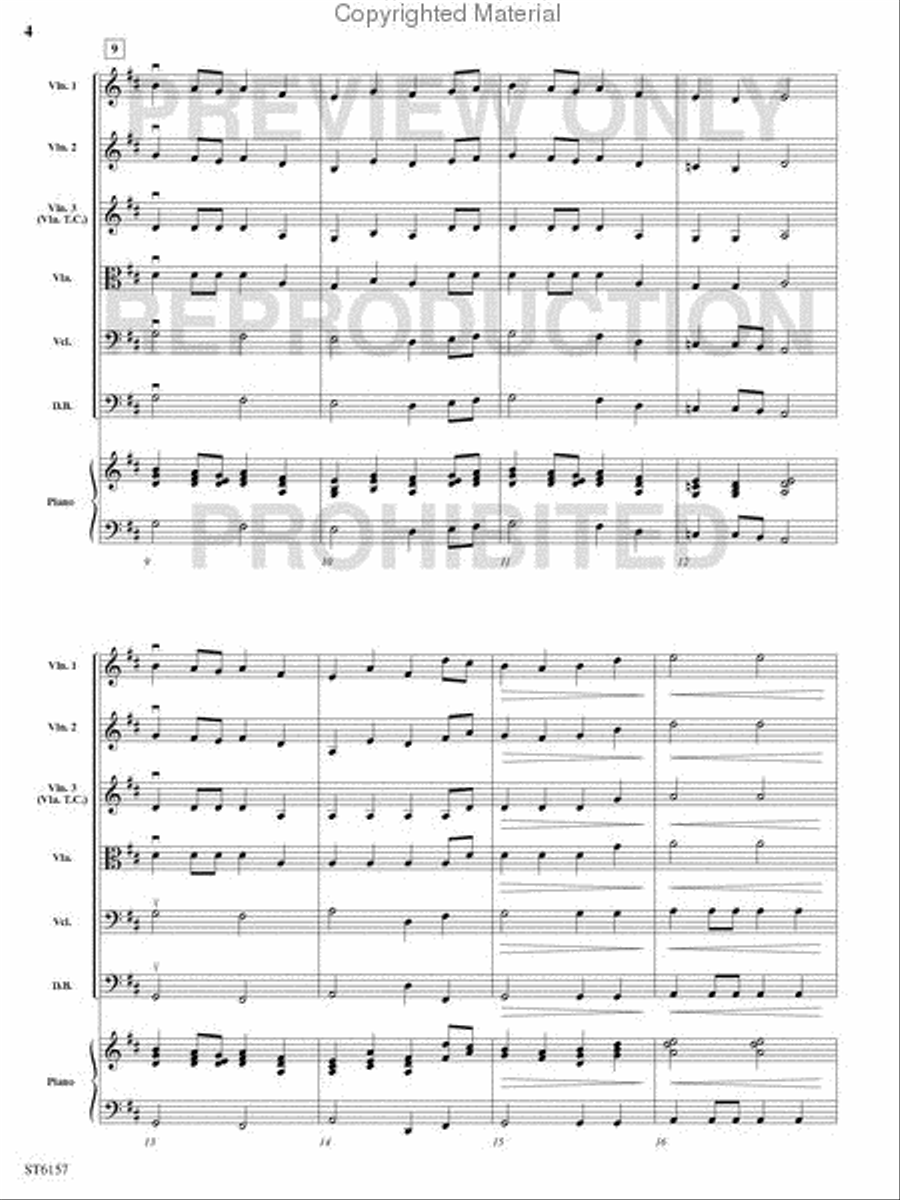 Morning Lights Morning Lights String Orchestra scores gallery preview page 3