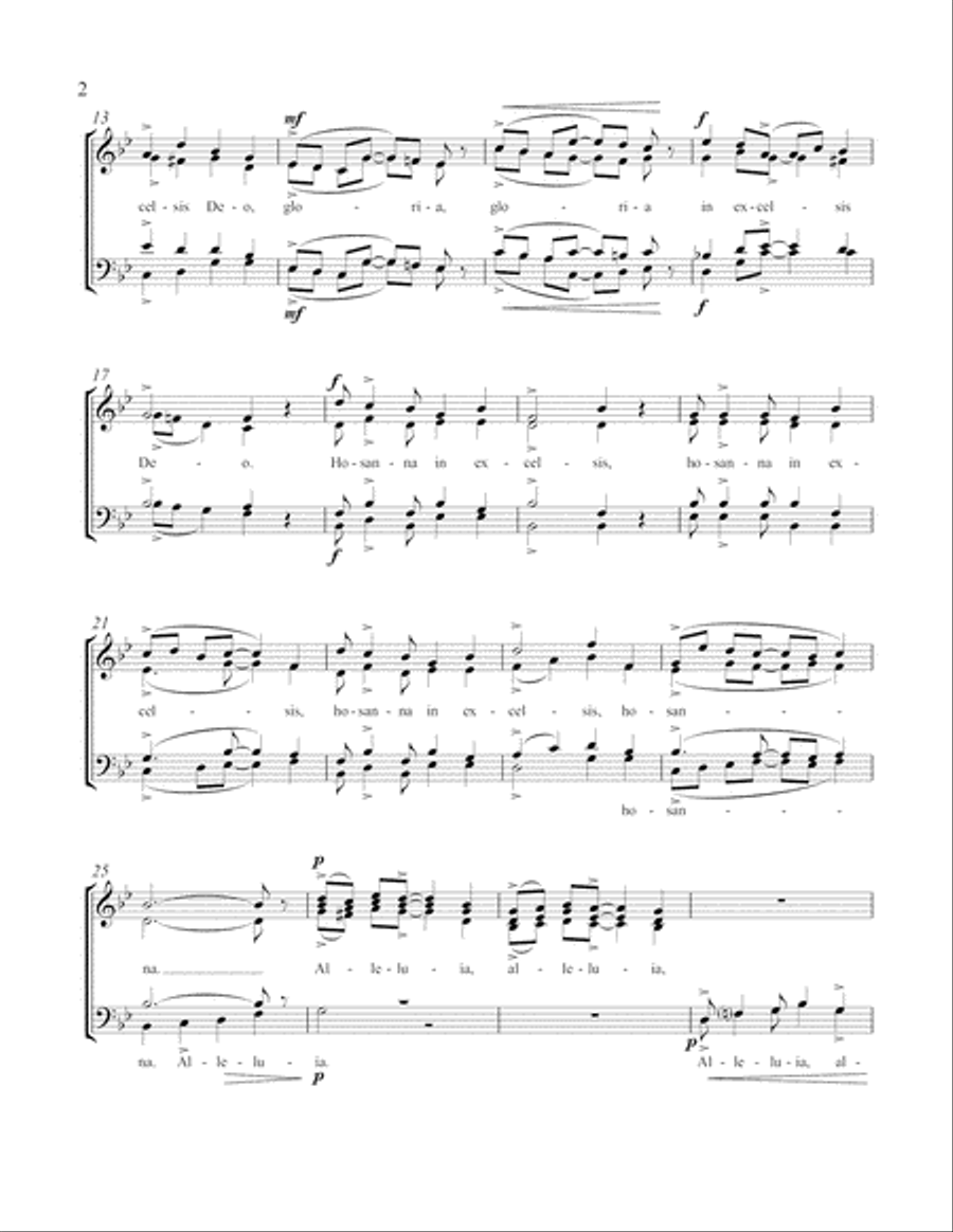 Hosanna 4-Part scores gallery preview page 3