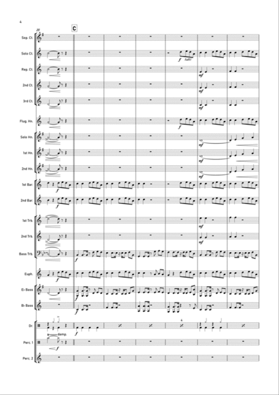 Shotgun Brass Band scores gallery preview page 4
