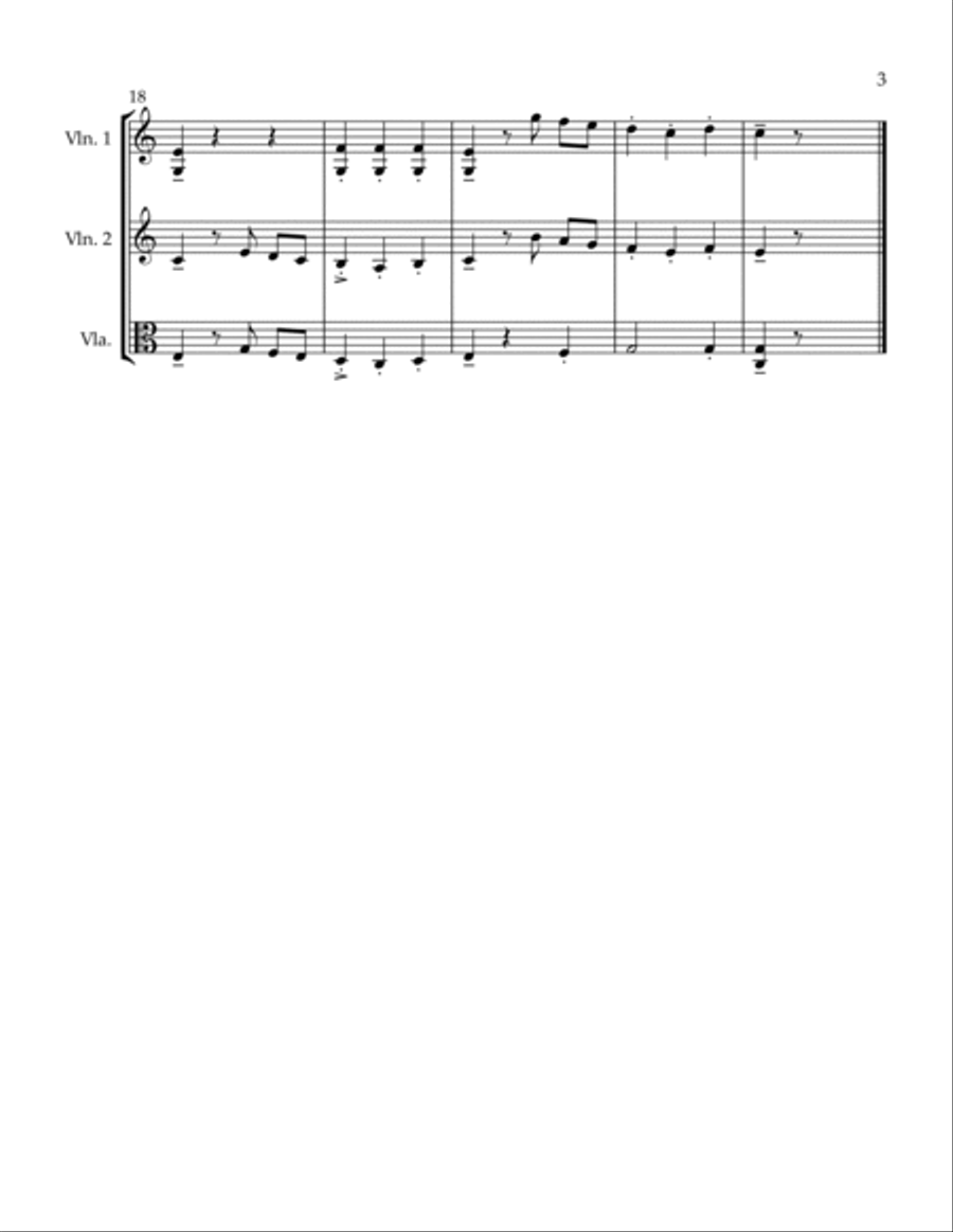Menuetto String Trio scores gallery preview page 3