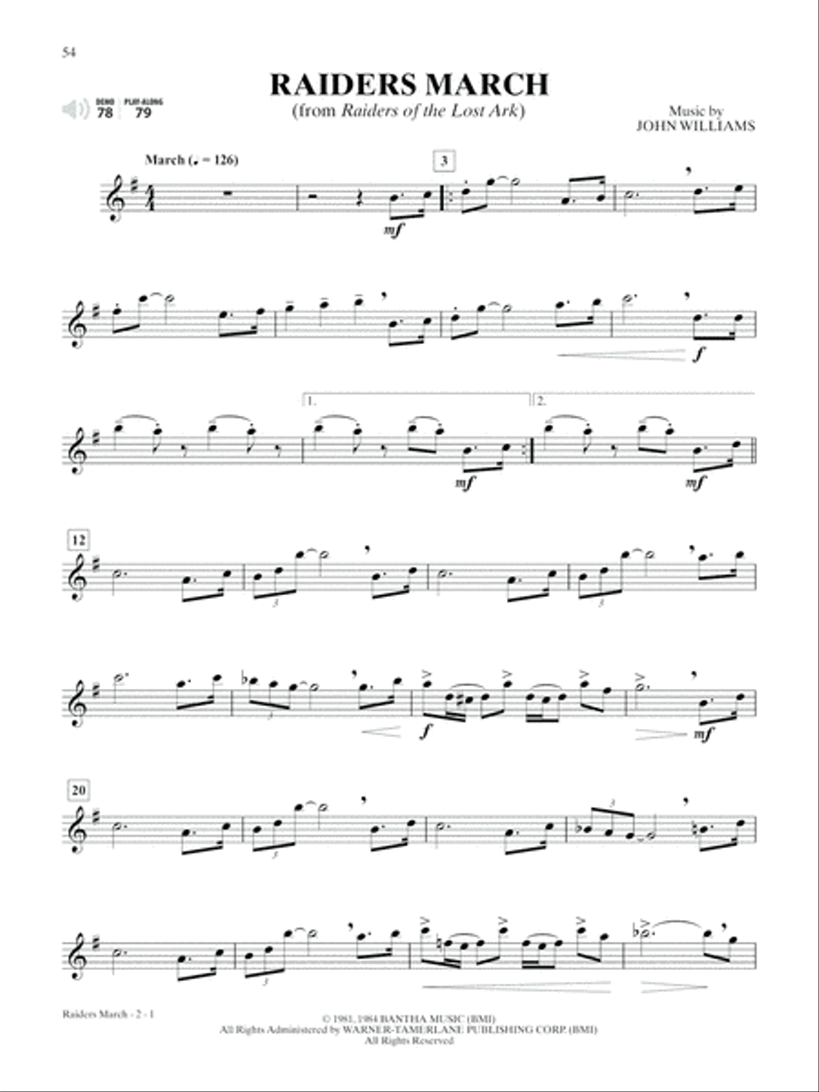 Ultimate Movie Instrumental Solos Alto Saxophone scores gallery preview page 4