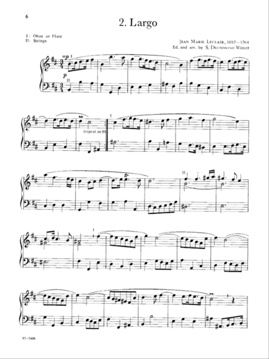 Baroque Music for Manuals, Vol. II Organ scores gallery preview page 4