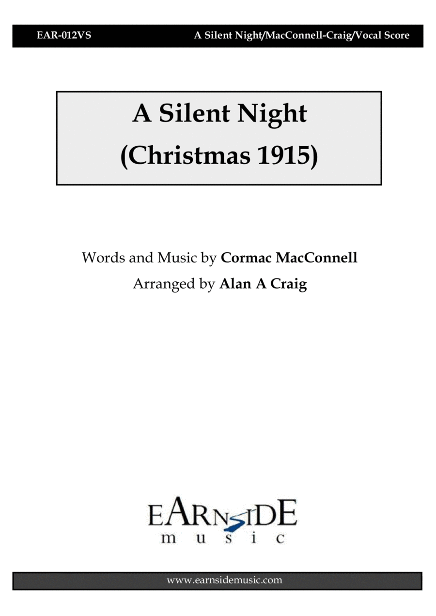 A Silent Night (Christmas 1915) 4-Part scores gallery preview page 1