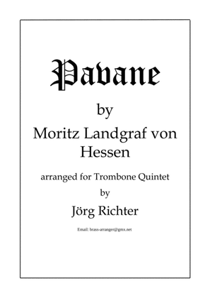 Pavane von Moritz Landgraf von Hessen für Posaunenquintett