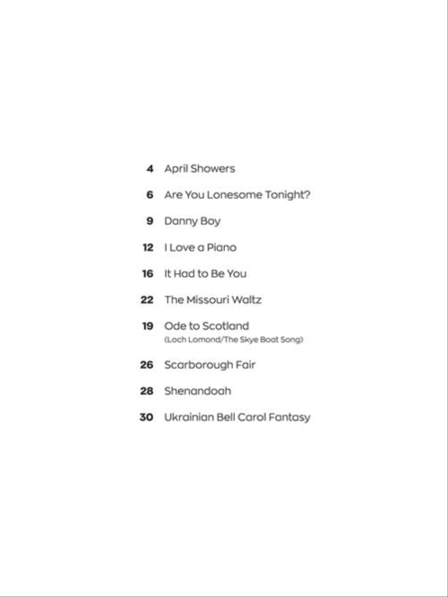 Uplifting Piano Solos Piano Solo scores gallery preview page 4