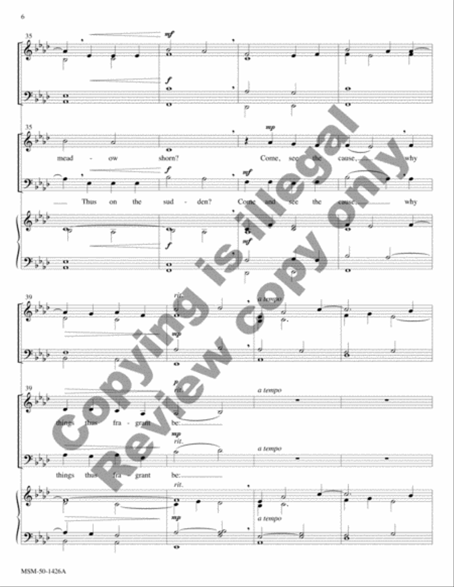 What Sweeter Music (Full Score) Choir scores gallery preview page 8