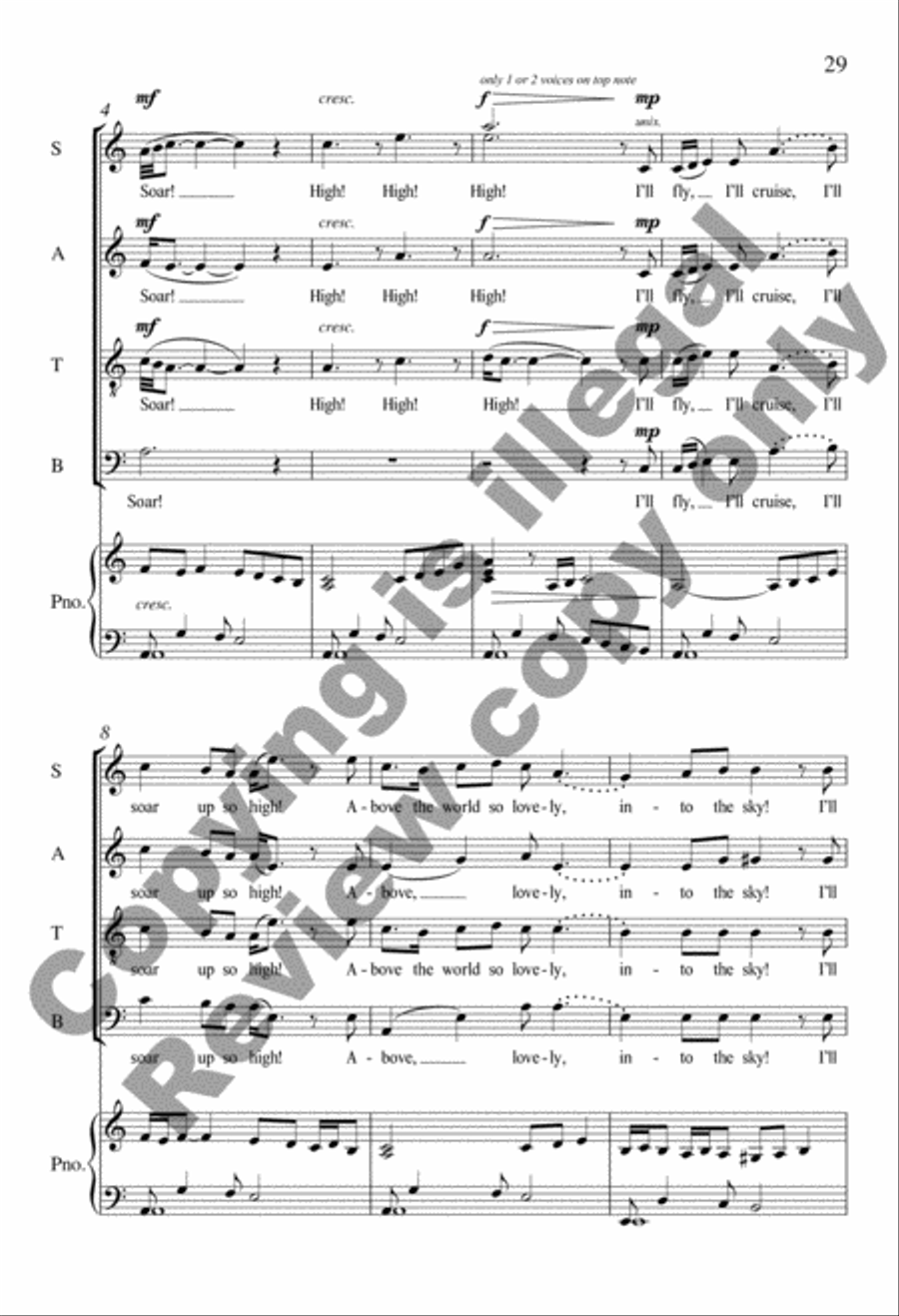Dream 4-Part scores gallery preview page 13