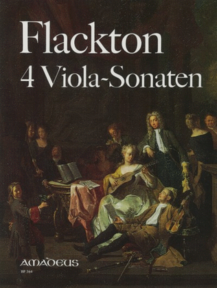 Book cover for 4 Viola Sonatas op. 2