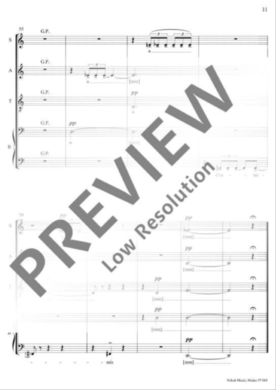 Élégie sur le royaume Tchong 4-Part scores gallery preview page 12
